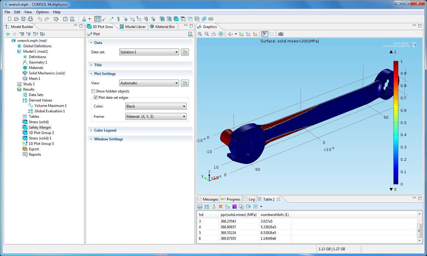 comsol example models